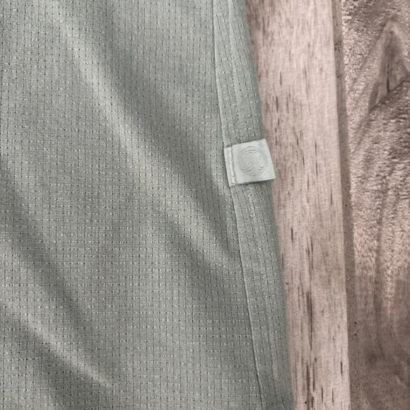 Lululemon Men’s Airing Easy Short Sleeve Button Up Shirt Green Size XXL - Picture 2 of 9